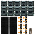 Spypoint FLEX-M2 32MP Trail Camera (10-Pack) with Solar Panel, Memory Card and Card Reader Bundle