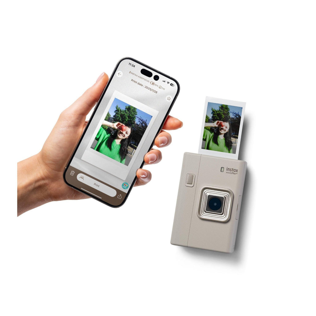 Fujifilm Instax Mini Instant Camera (Sand) with Twin Film (20 Exp, 2 Pack)
