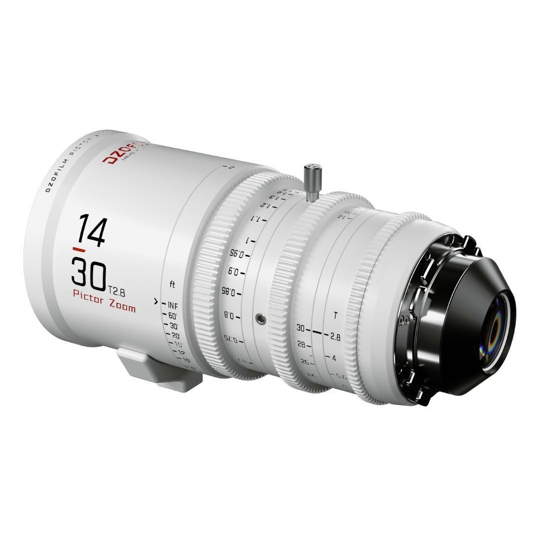 DZOFilm Pictor Zoom 14-30mm T2.8 Super 35 Parfocal Lens (PL and EF Mounts, White)