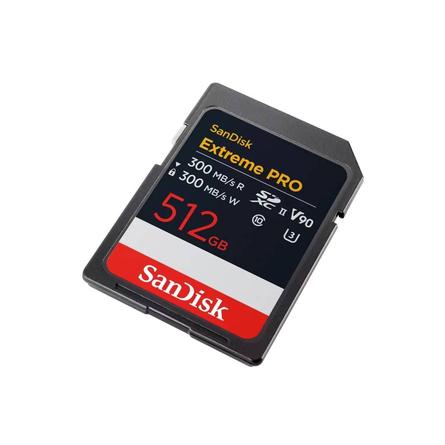SanDisk 512GB Extreme PRO UHS-II SDXC V90 Memory Card