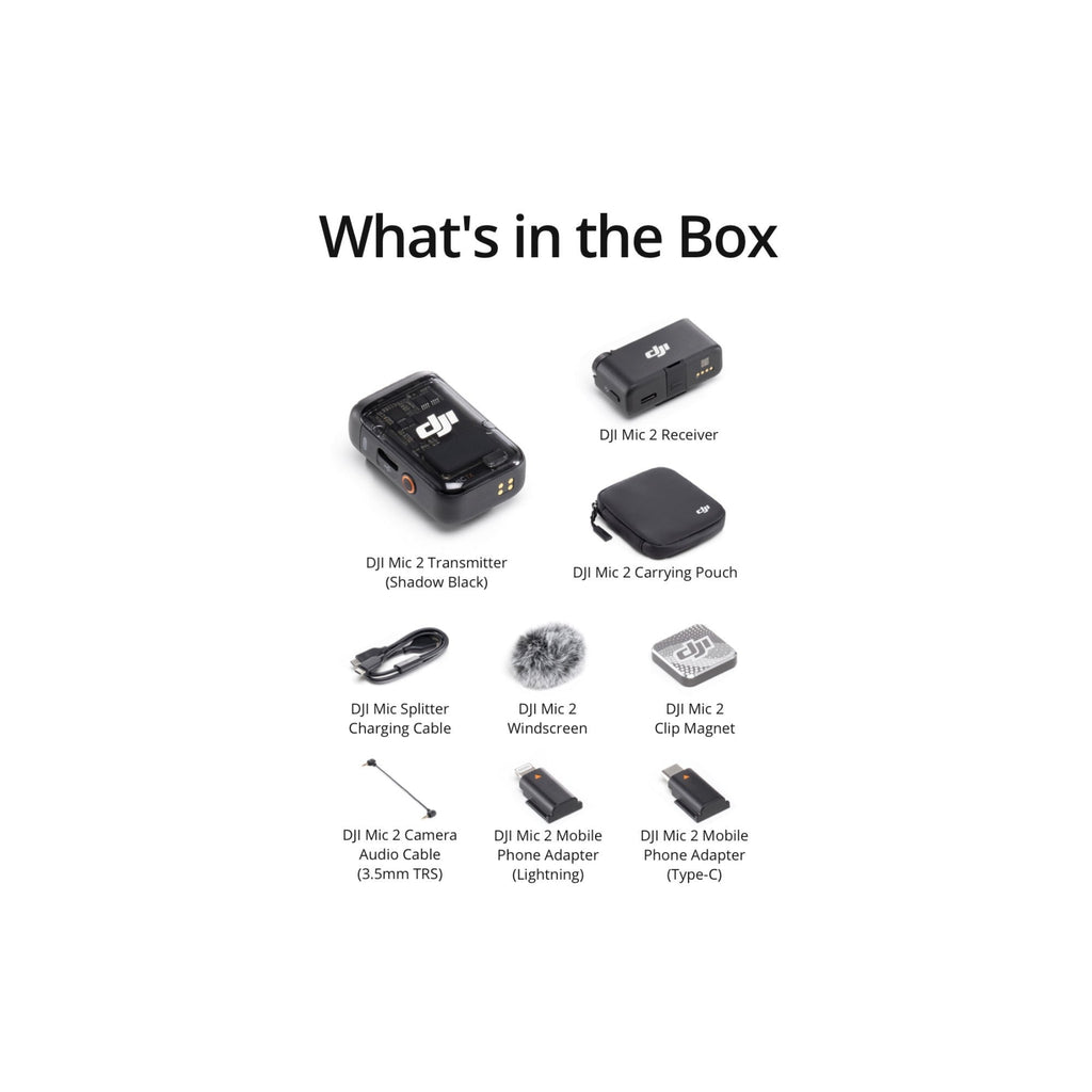 DJI Mic 2 DJI Mic 2 (1 TX + 1 RX)