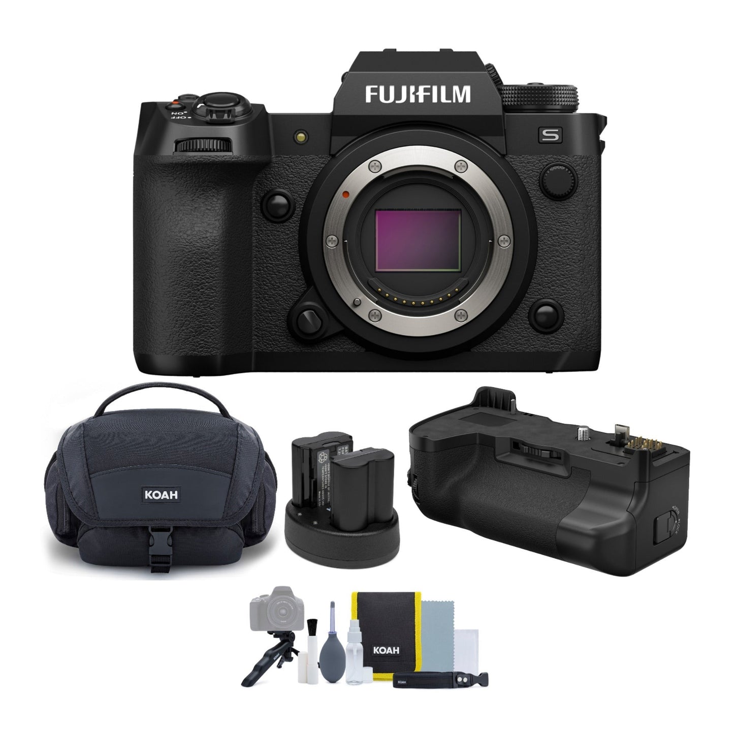Fujifilm X-H2S Mirrorless Camera Body (Black) Bundle