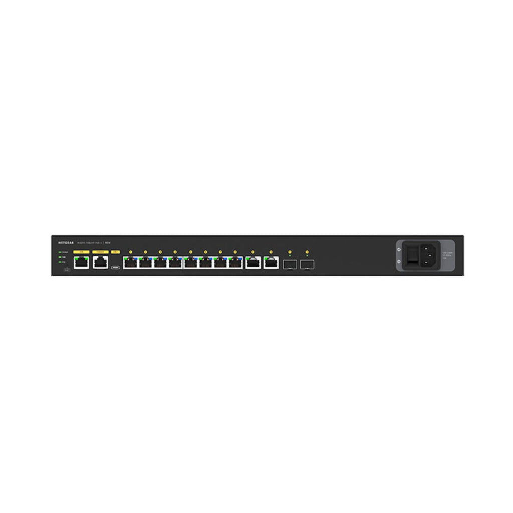 Netgear AV Line M4250 GSM4212UX 8-Port PoE++ Compliant Managed AV Network Switch