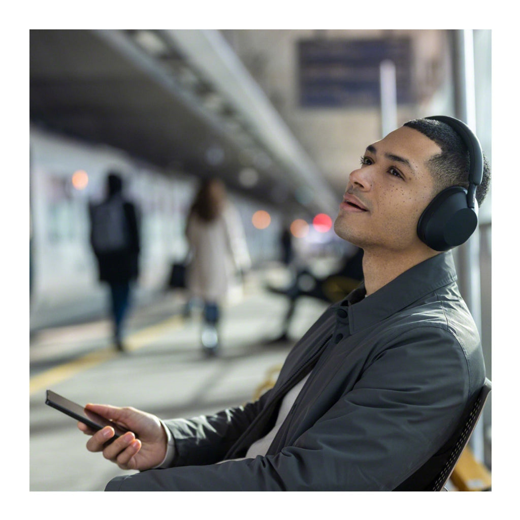 Sony WH-1000XM5 Wireless Noise Canceling Over-Ear Headphones Bundle (Black)