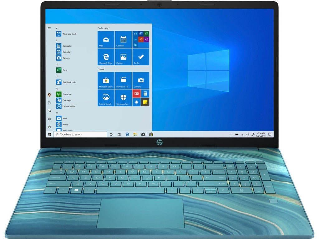 HP 17-CA 17.3" HD+ Touchscreen Laptop, Intel Pentium Gold, 8GB RAM, 512GB SSD, Windows 11, Microsoft Office 365 (1-Year) (Certified Refurbished)