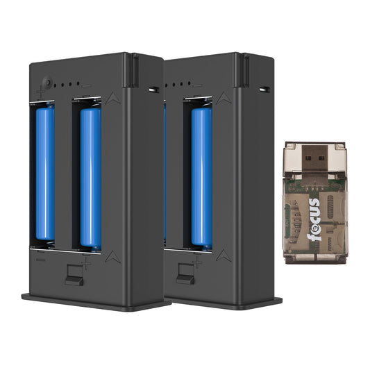 Yellowstone Y2 Power Charging Accessory (2 Pack) Bundle with Card Reader