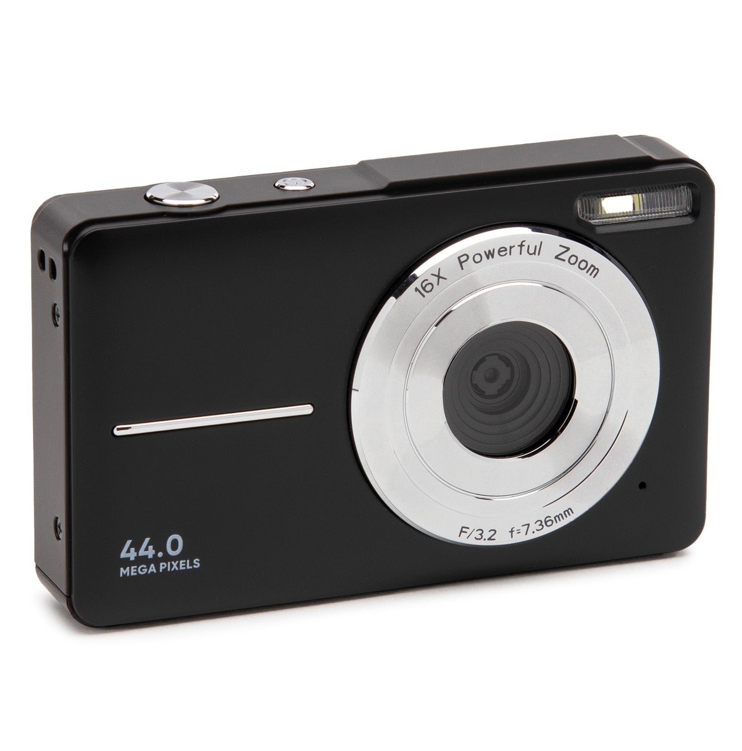 Koah 44MP FHD Point and Shoot Digital Camera with 16X Power Zoom (Black)