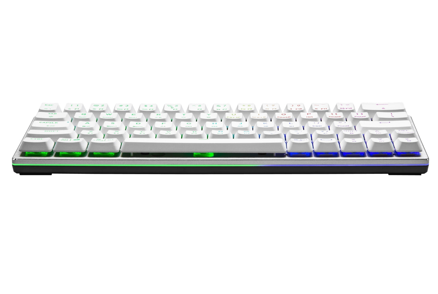 Cooler Master SK622 Wireless Bluetooth Mechanical Low Profile Gaming Keyboard with Tactile Brown Switches (Silver/White)