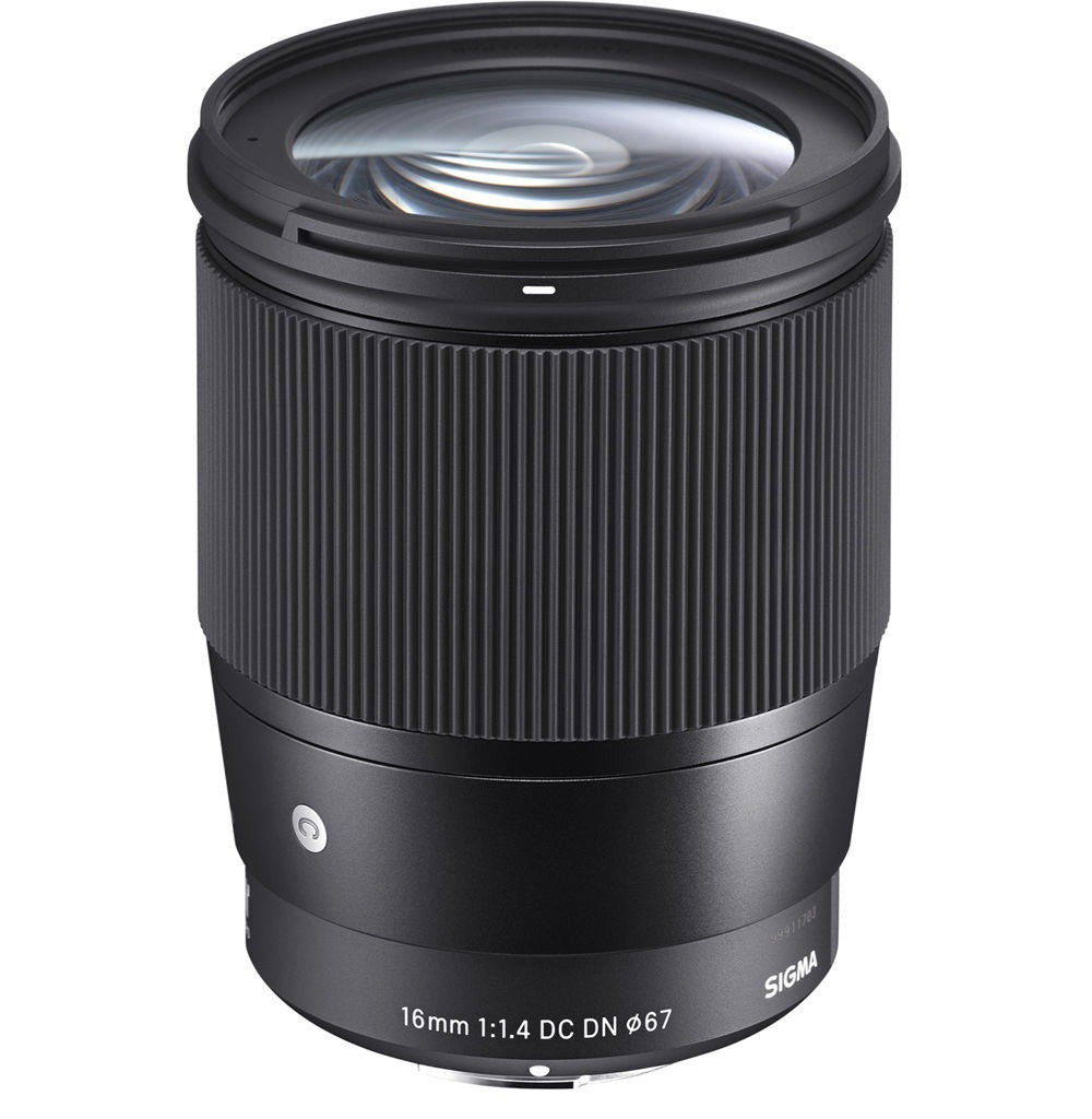 Sigma 16mm f/1.4 Contemporary DC DN Prime Lens (Sony E) Bundle
