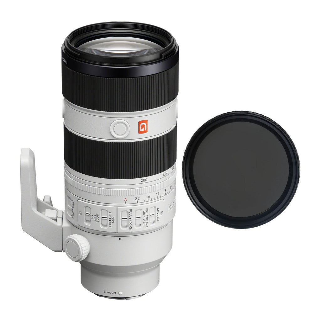 Sony FE 70-200mm F2.8 GM OSS II Full-Frame Lens with Variable Filter (77mm)