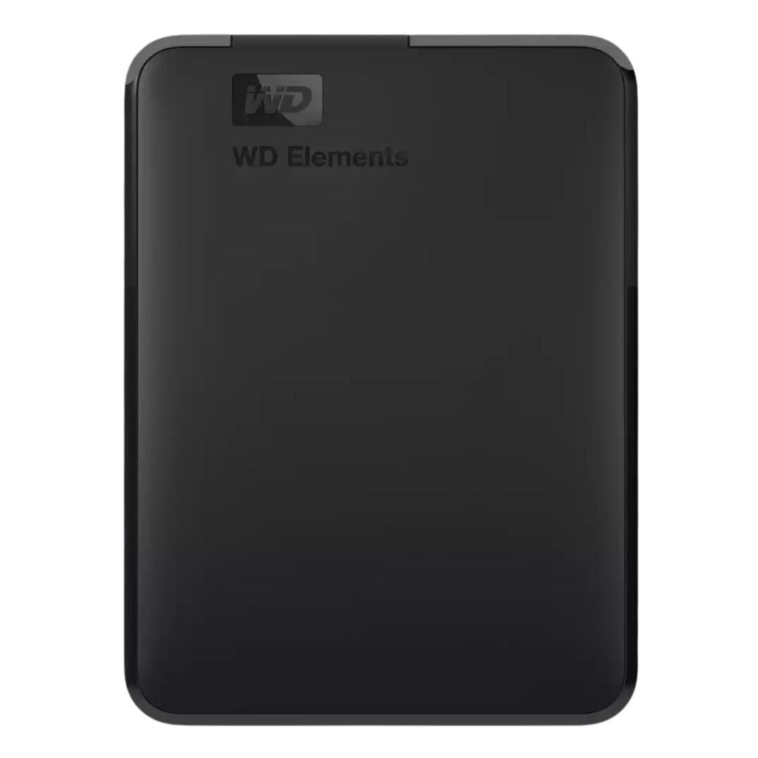 Western Digital Elements Portable External Hard Drive for Fast Data Transfer (1TB, Black)
