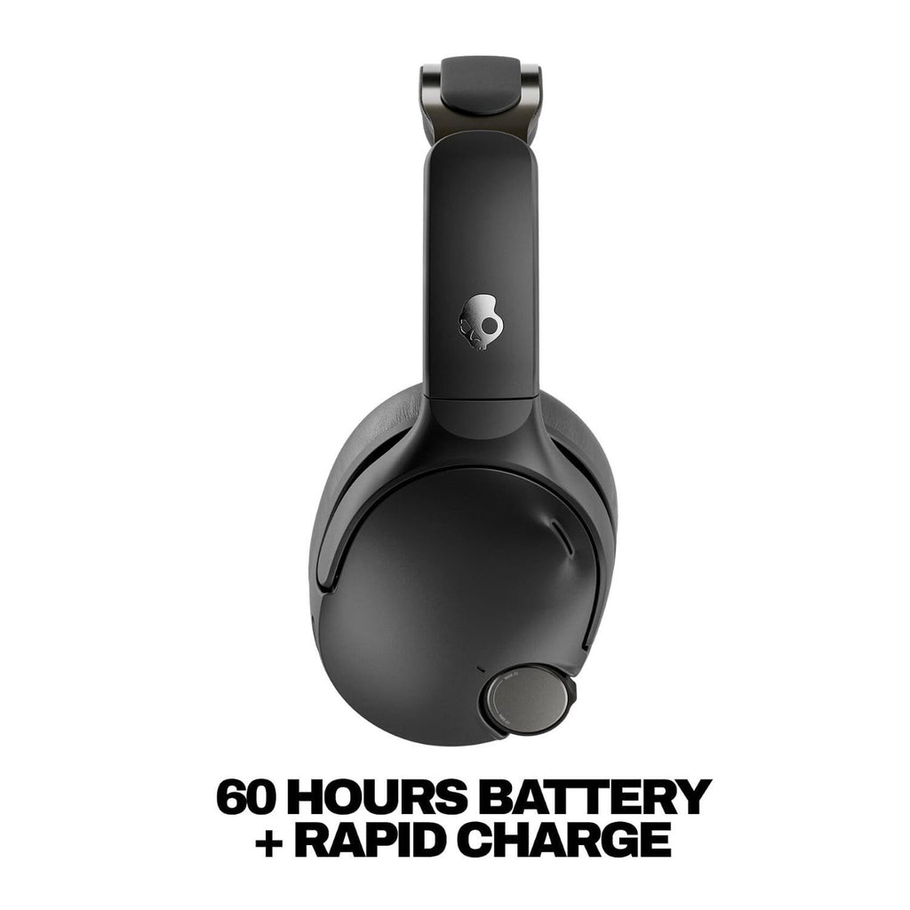 Skullcandy Crusher 1080 ANC Wireless Bluetooth Over-Ear Headphones (True Black)