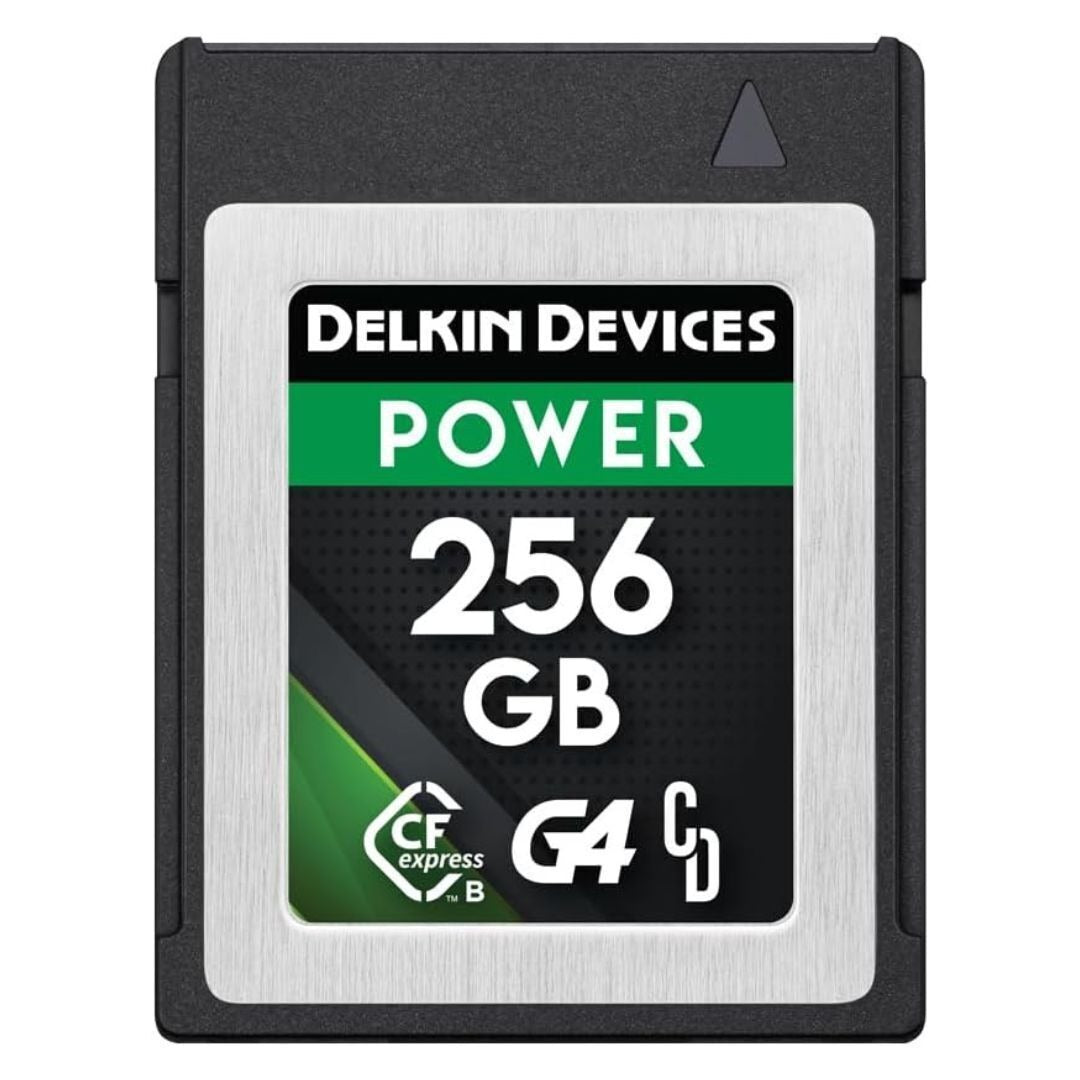 Delkin Devices Power 256GB CFexpress Type B G4 Memory Card with 1780 MBPS Max Read Speed