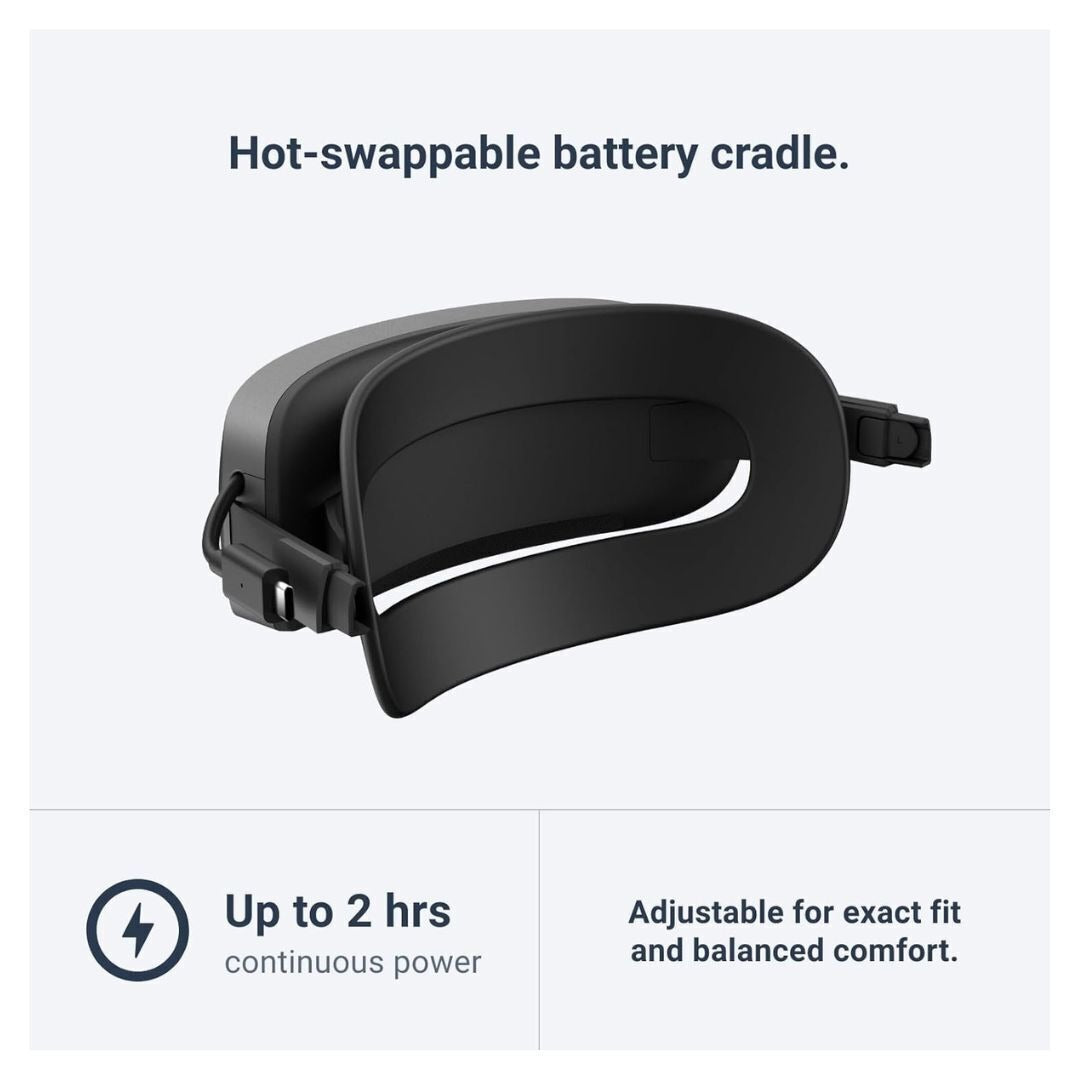 HTC VIVE XR Elite VR Headset with Convertible Design and Dual Echo Cancelling Microphones (Black)