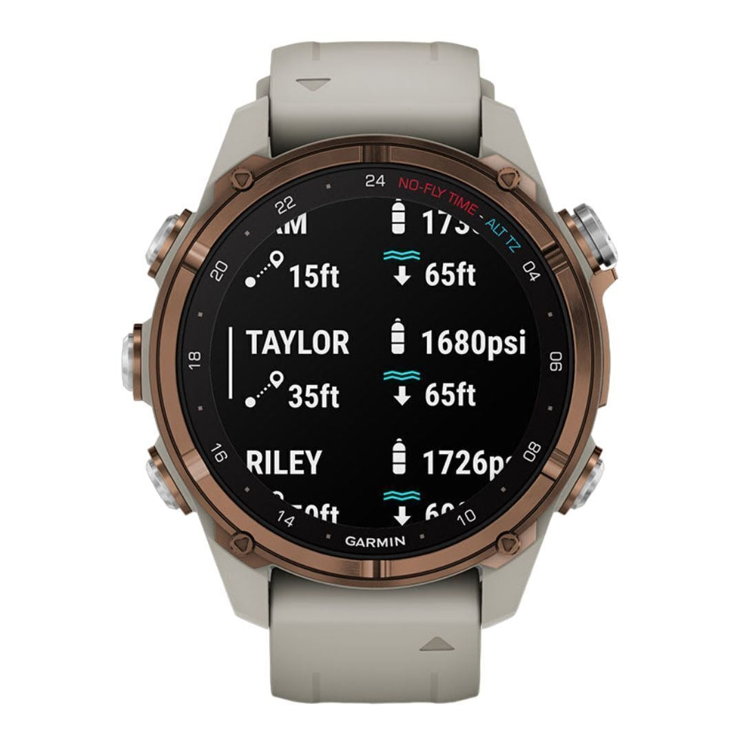 Garmin Descent Mk3i Watch Style-Dive Computer (43mm, Bronze/Gray) Bundle