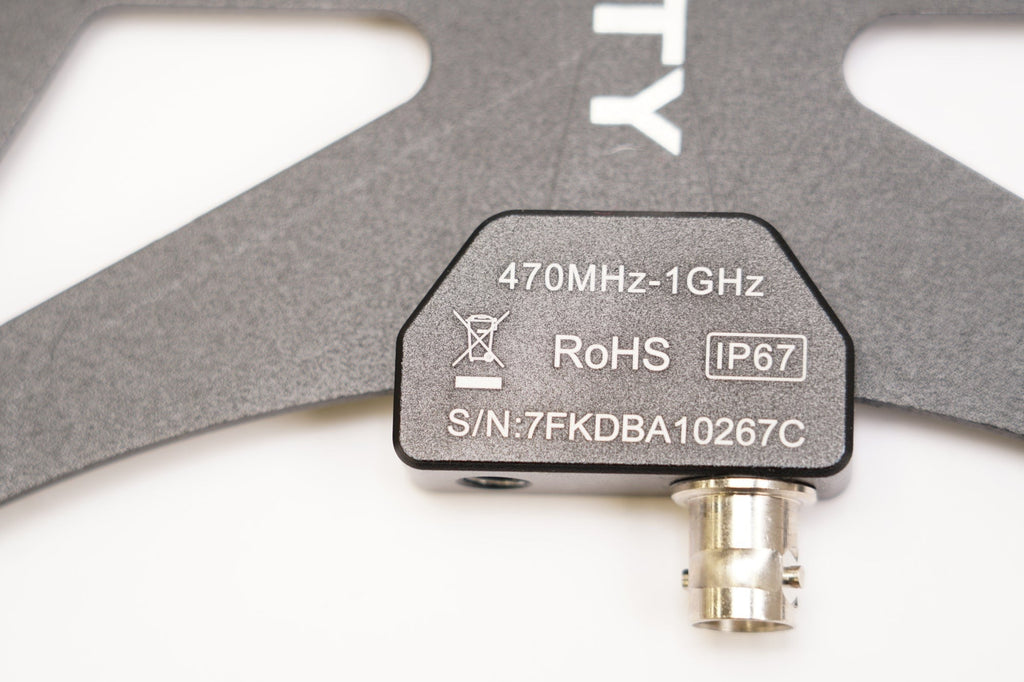 Deity BF1 470MHz to 1GHz Omnidirectional Lightweight Black Butterfly Antenna (Used)