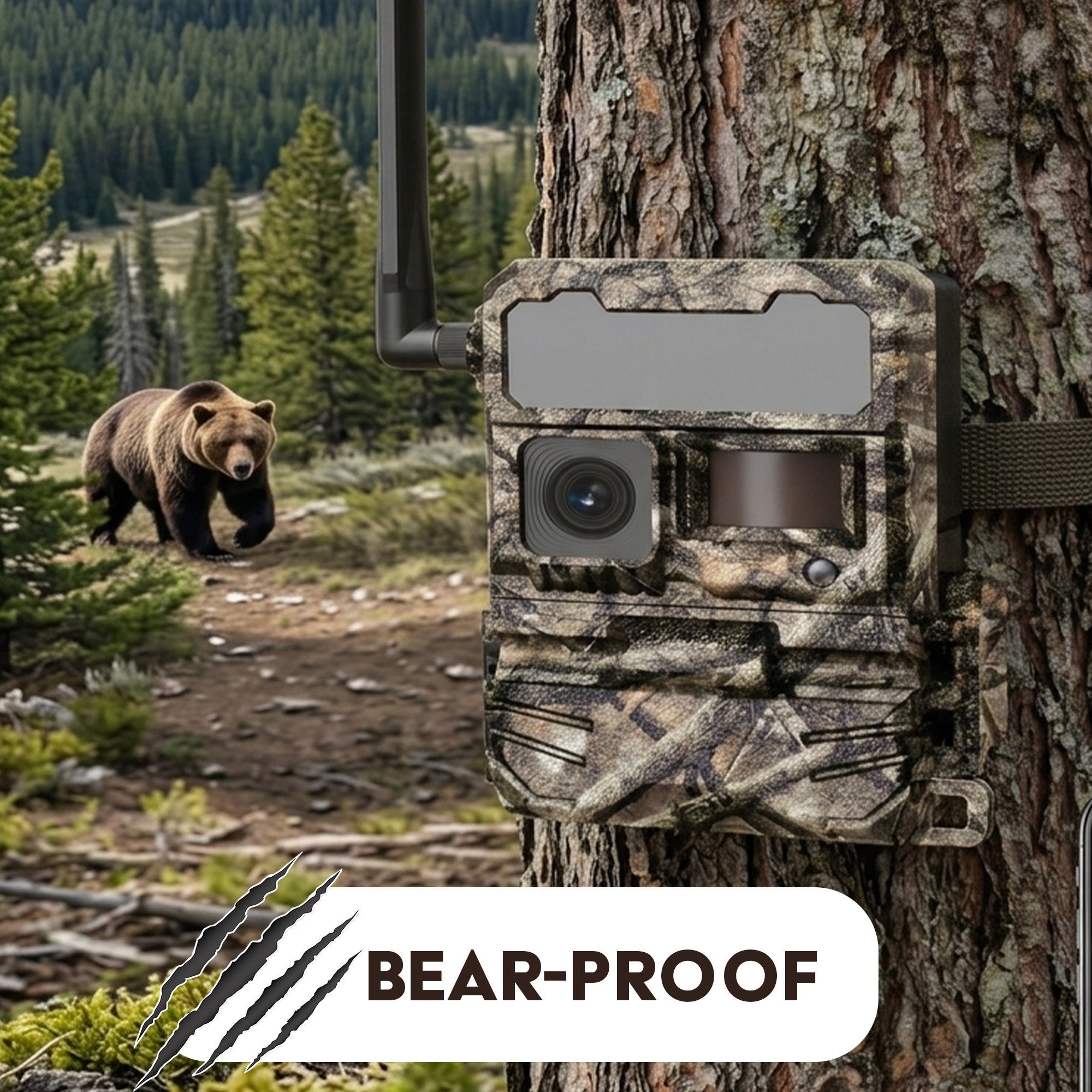 Yellowstone Y2 Cellular Trail Camera with Battery Pack and Card Reader Bundle