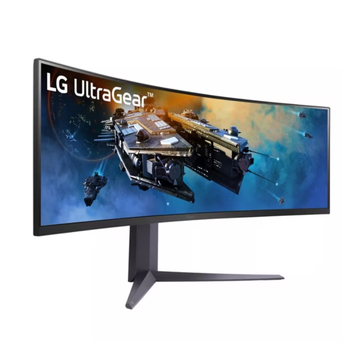LG 45GR65DC-B Ultragear 45-In. QHD 200Hz 1ms 200Hz Curved Gaming Monitor (Black) (Used)