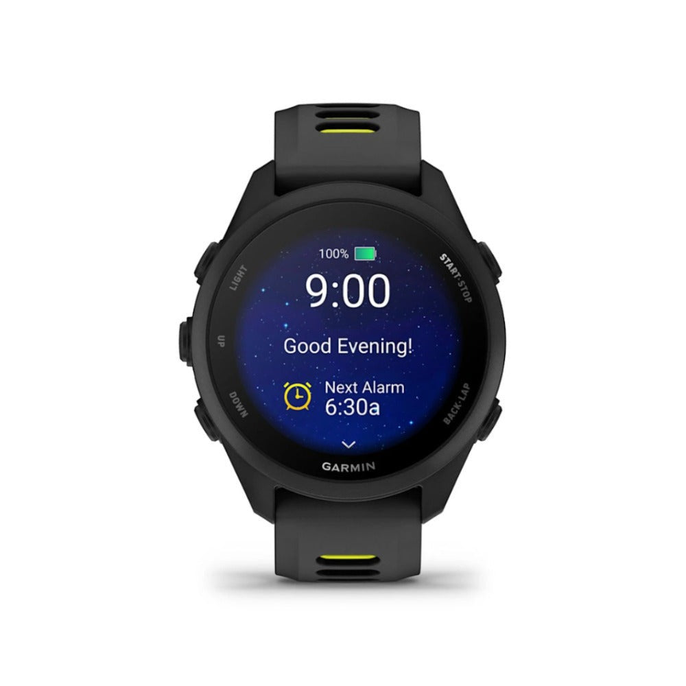Garmin Forerunner 170 GPS Running Smartwatch with AMOLED Display (Black/Yellow)