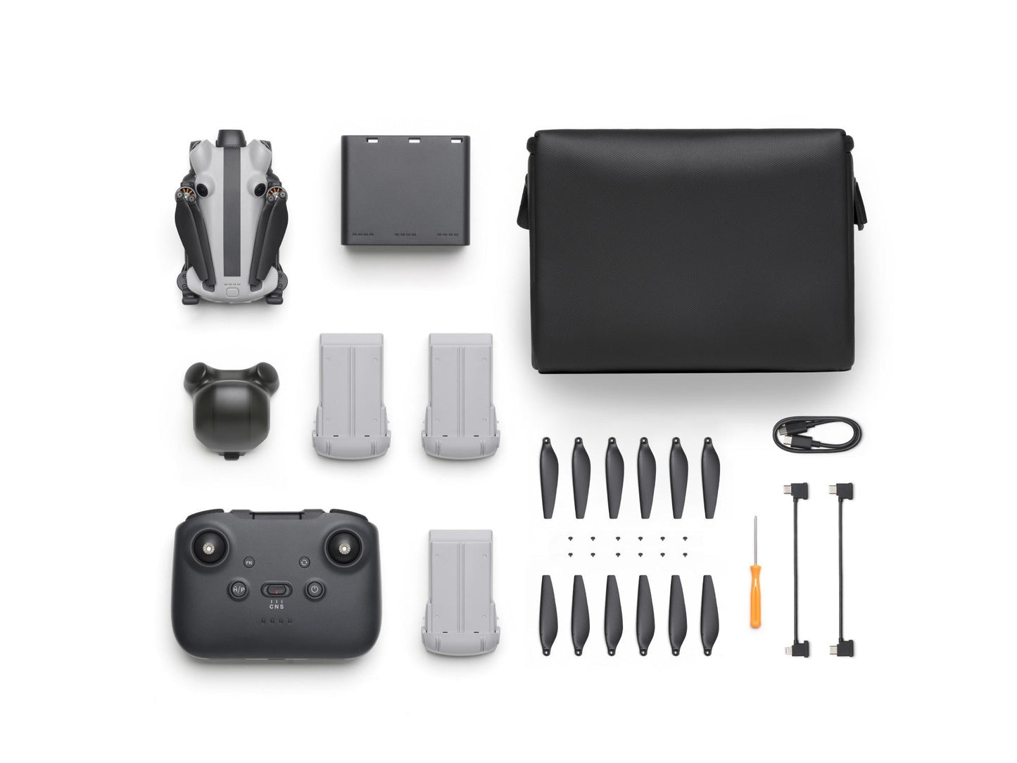 SKYROVER X1 48MP 4K Fly More Combo Drone with 32-Min Flight Time (Gray)