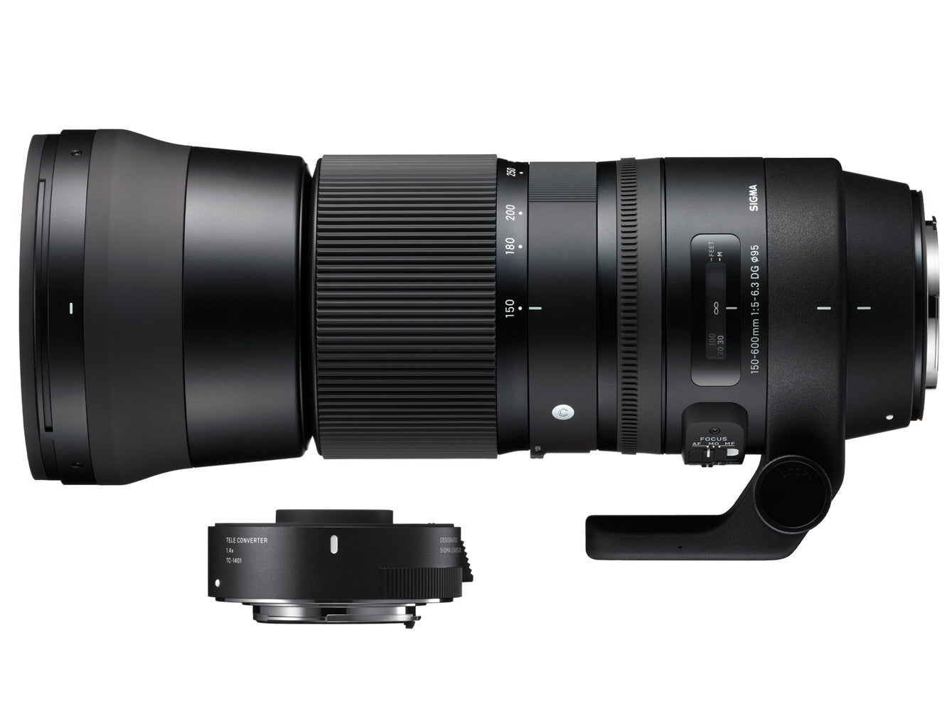 Sigma 150-600mm f/5-6.3 DG OS HSM Contemporary with TC-1401 Teleconverter for Canon EF