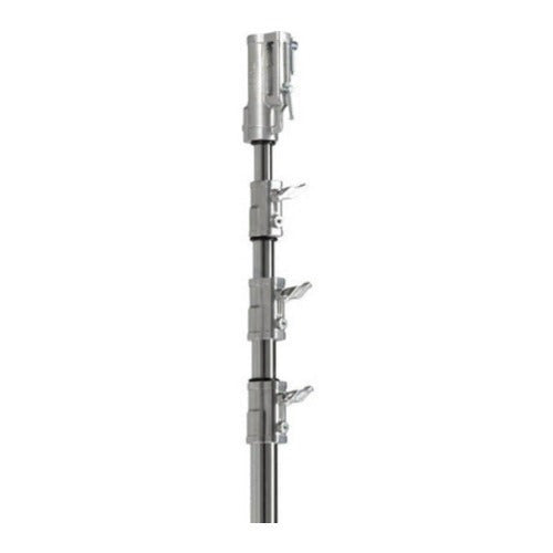 Kupo Master High Cine Stand with Triple Function Universal Head and Leveling Leg (Silver)