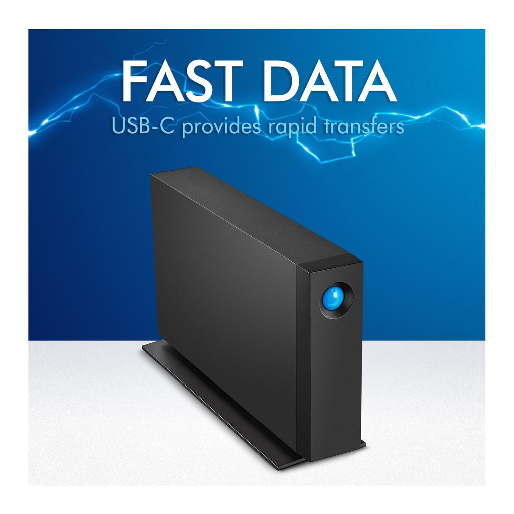 LaCie d2 Professional 8TB USB 3.1 Type-C External Desktop Hard Drive Bundle