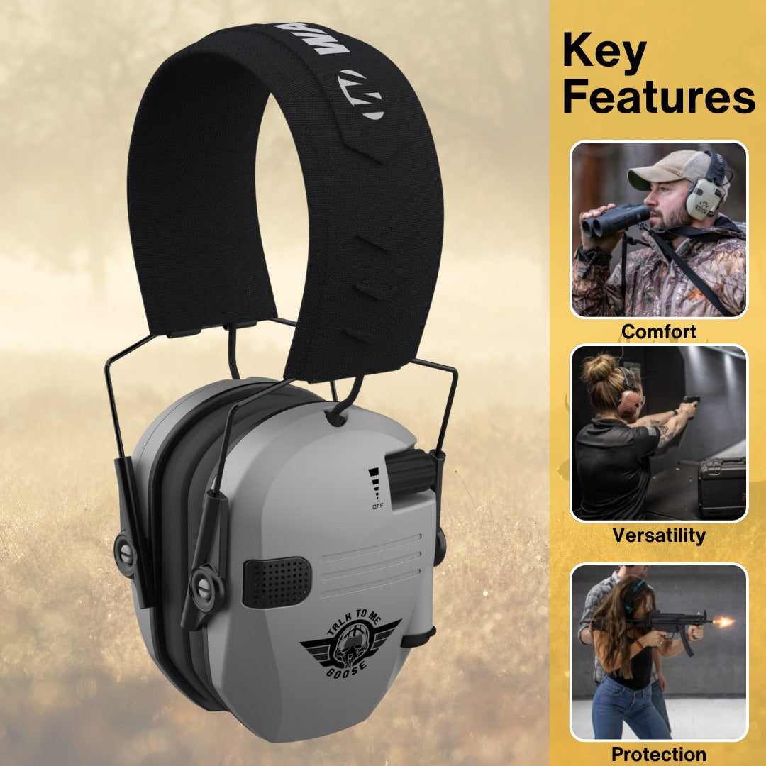 Walkers Razor Walkie Talkie Bundle with Ear Muffs and Accessories