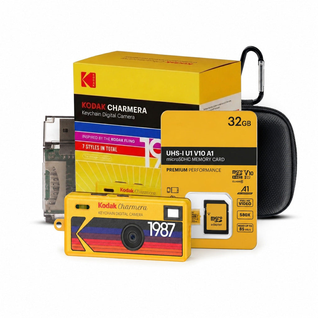 Kodak Charmera Key Chain Digital Camera Bundle with Accessories