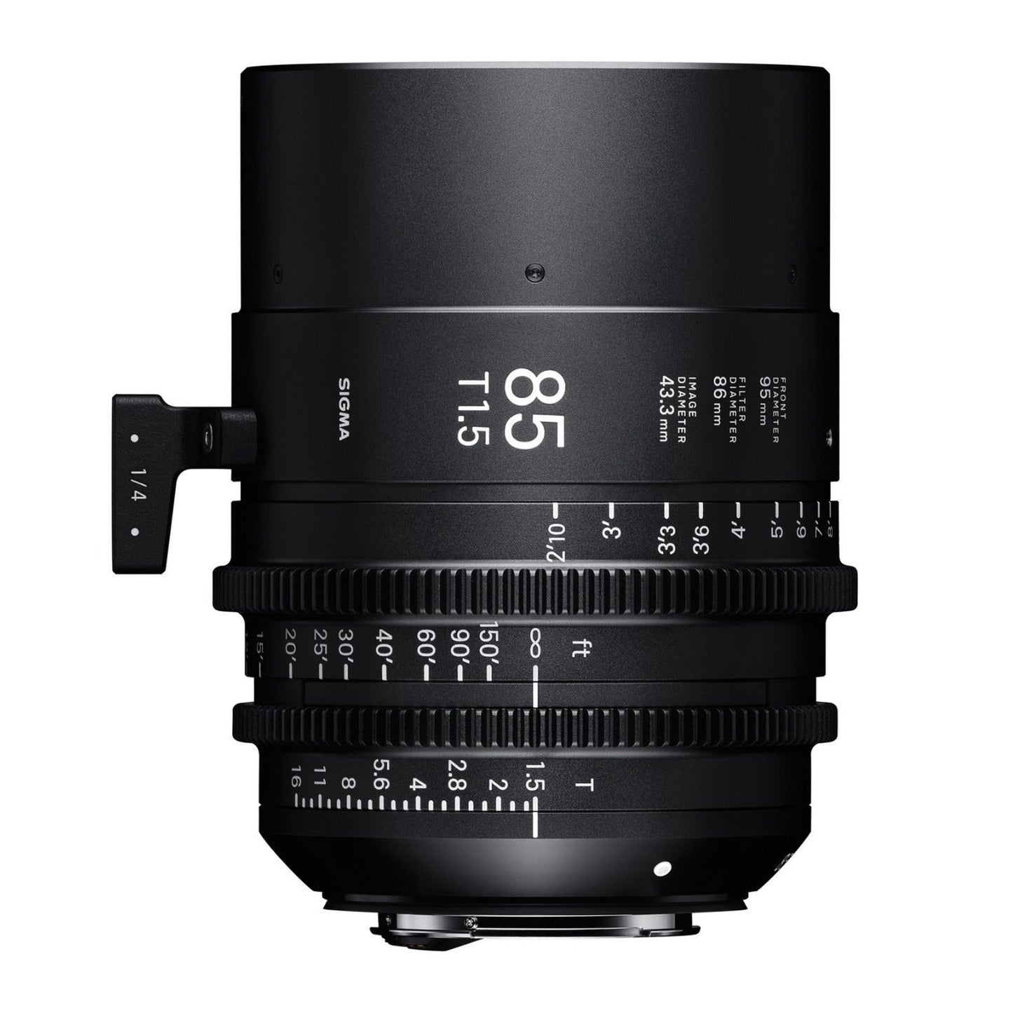 Sigma 85mm T1.5 FF Prime /i Technology-Compatible PL Mount Lens (Meter Markings)