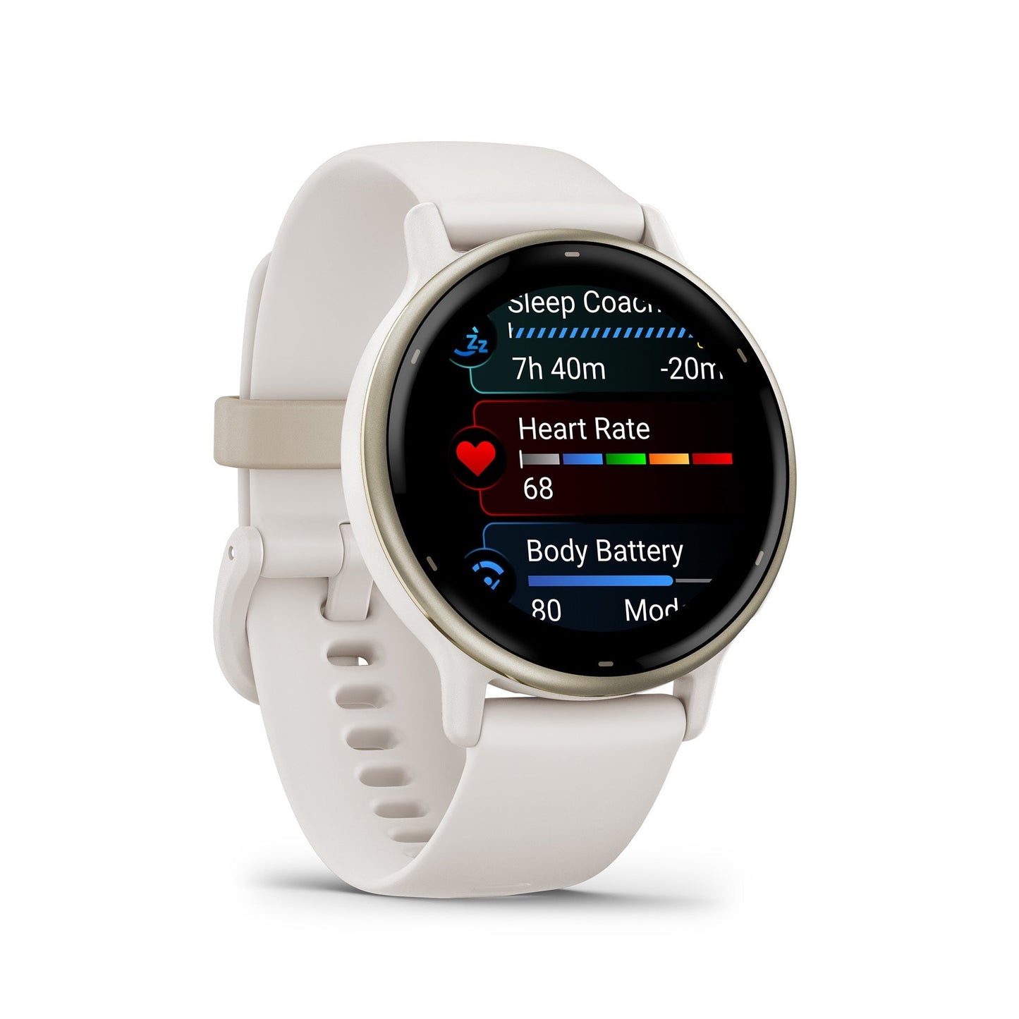 Garmin vvoactive 5 GPS Smartwatch (Cream Gold/Ivory)