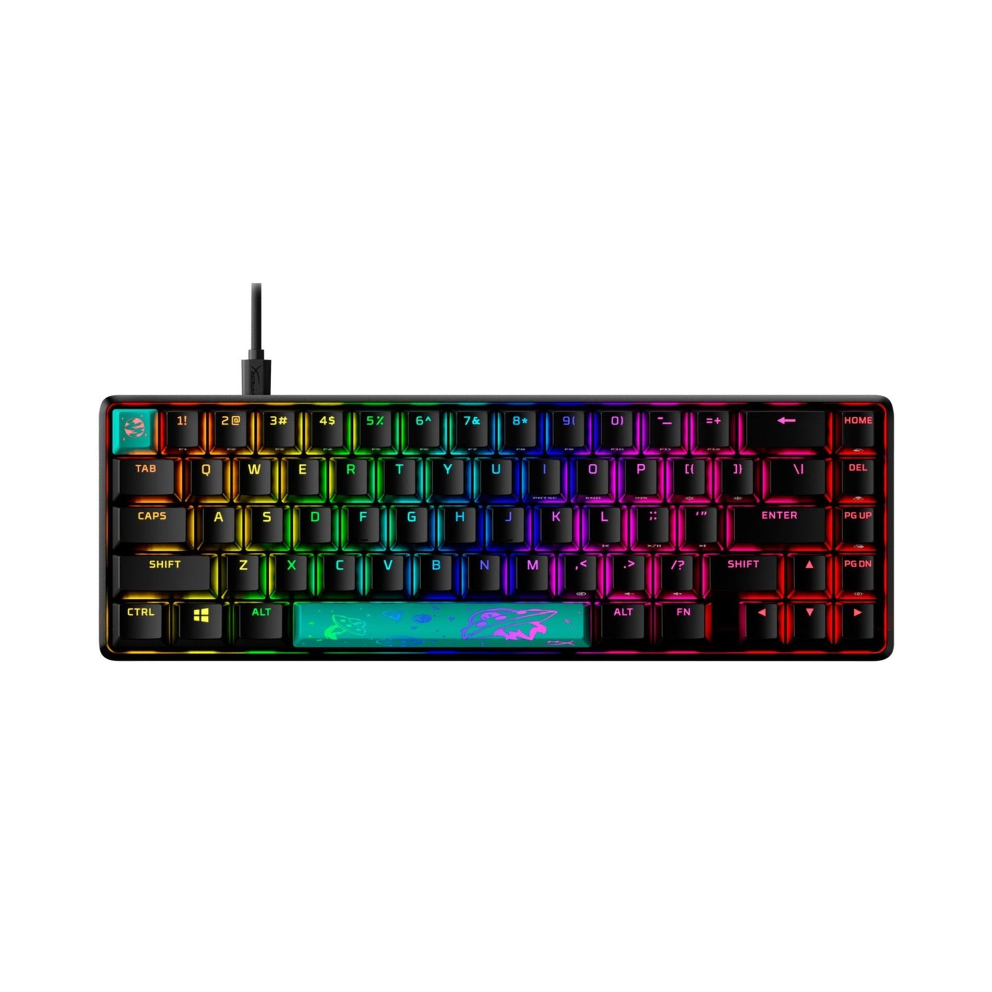 HyperX Alloy Origins 65 Compact Mechanical Gaming Keyboard with RGB Lighting (Certified Refurbished)