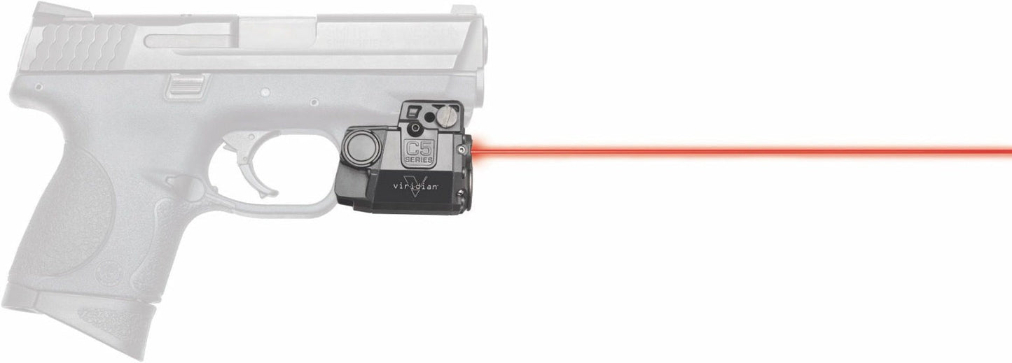 Viridian C5L-R Subcompact Red Laser/Light with Glock 17/19/22/23 TacLoc Holster