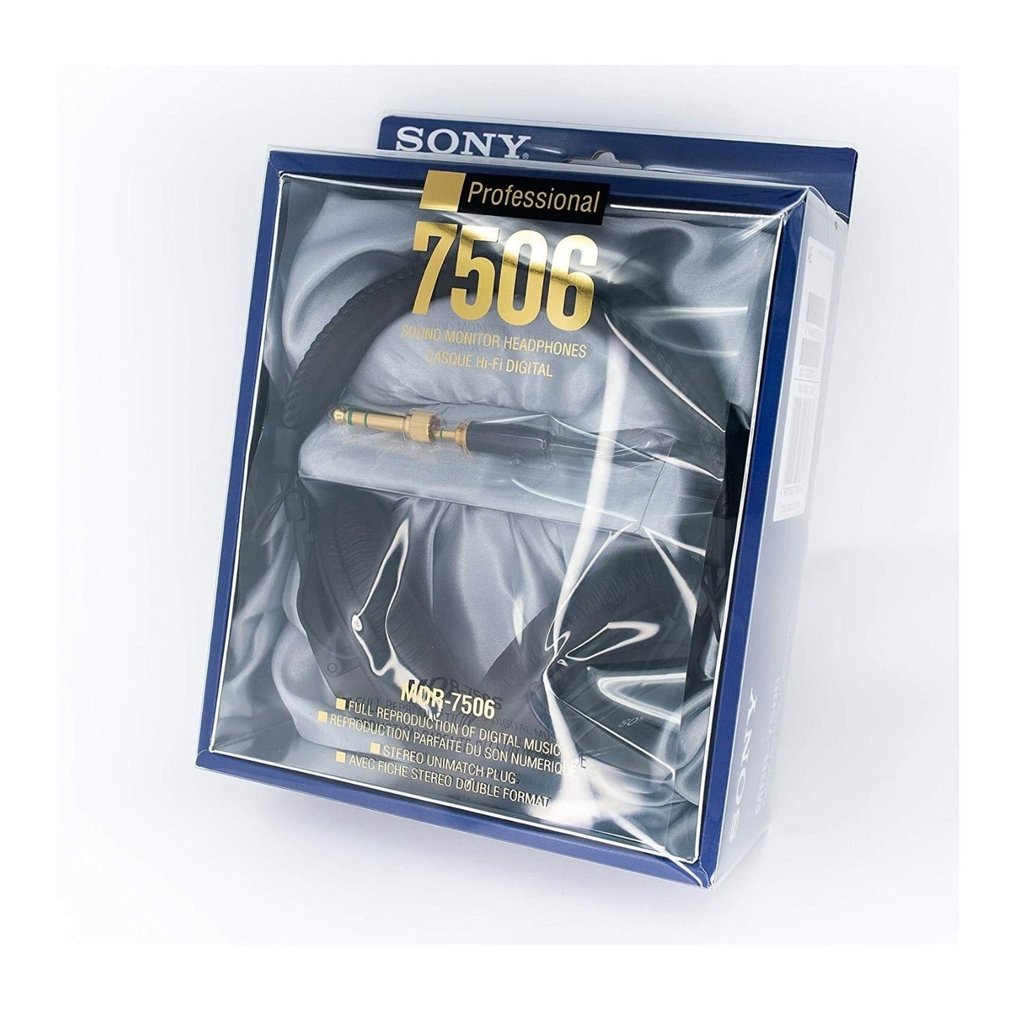 Sony MDR7506 Folding Professional Closed Ear Headphones with Stereo Headphone Amplifier Bundle