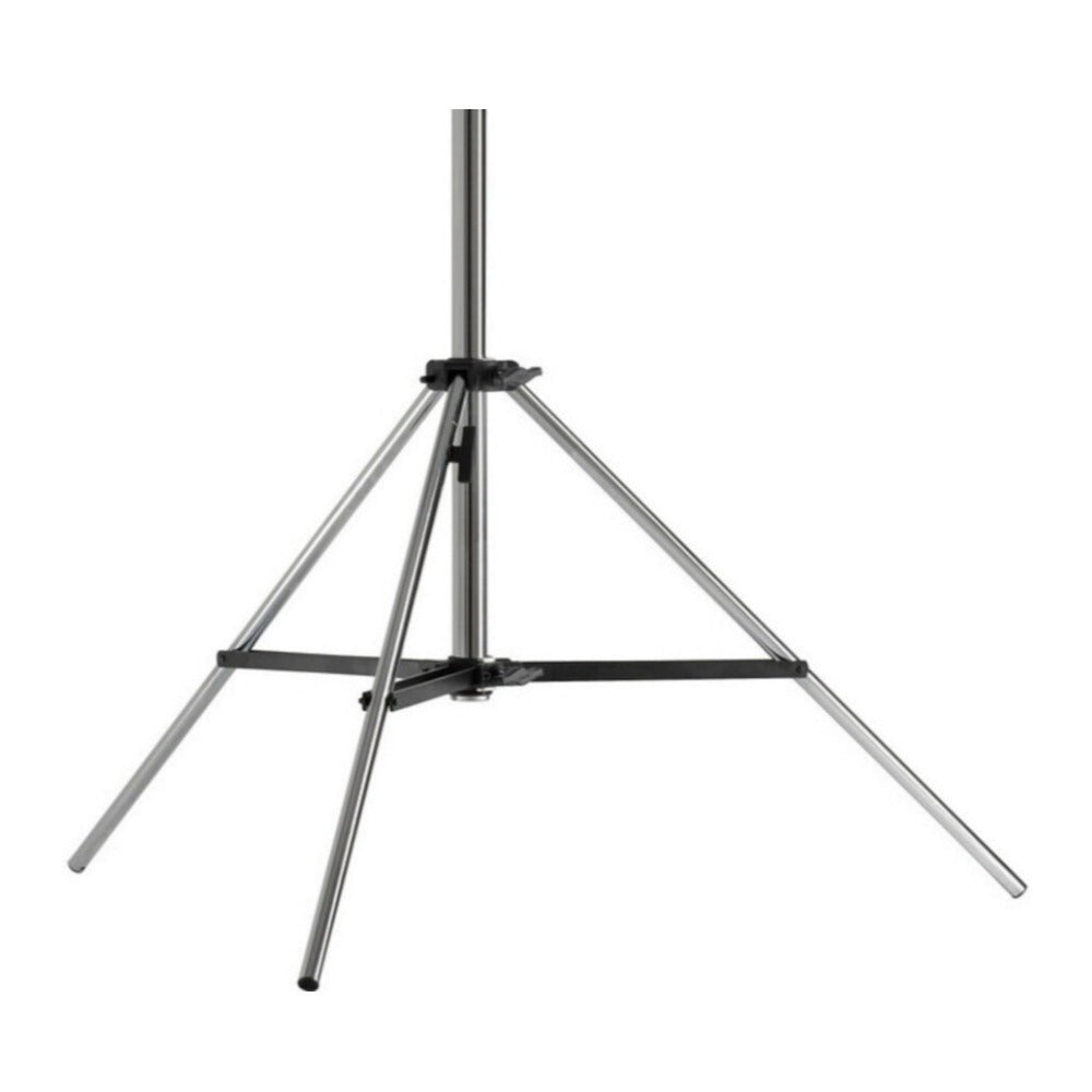Kupo Master Combo HD Chrome-Plated Steel Stand with Leveling Leg and Cushioned Risers (Silver)