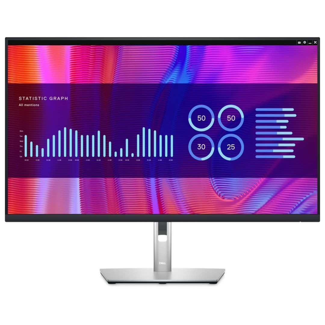 Dell P3223DE 32" QHD USB-C Hub Monitor with ComfortView Plus (Refurbished)