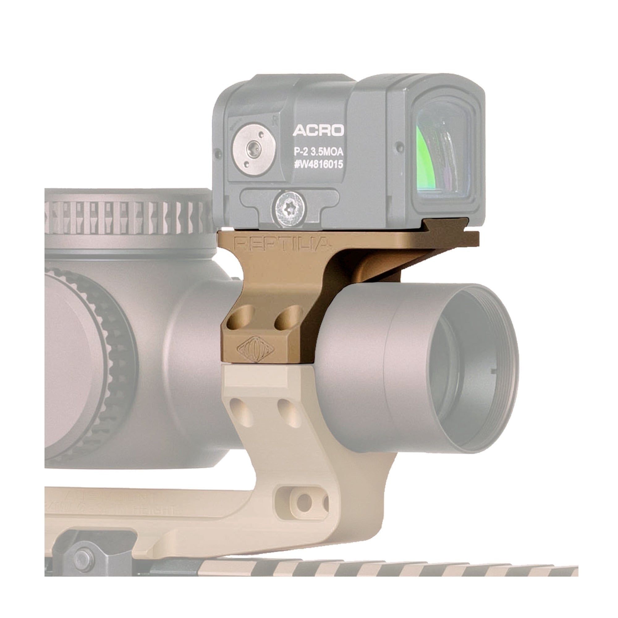 Reptilia ROF-90 for Geissele 34mm Super Precision Mounts & Aimpoint ACRO (FDE)