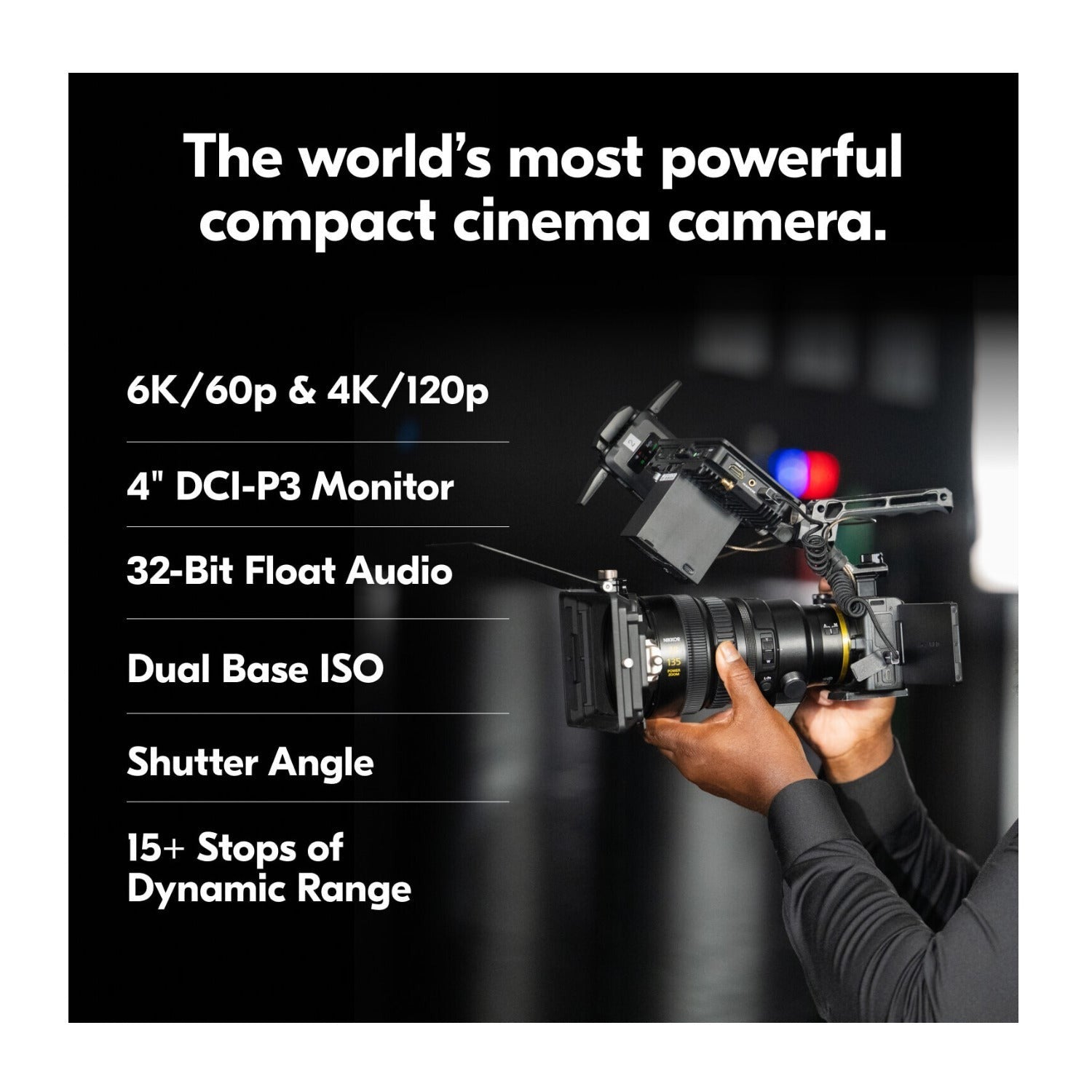 Nikon RED ZR 6K 24.5MP Cinema Camera Bundle with Mount Adapter