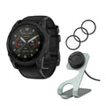 Garmin Tactix 8 51mm Solar Edition GPS Smartwatch (Black) w/ Accessories Bundle