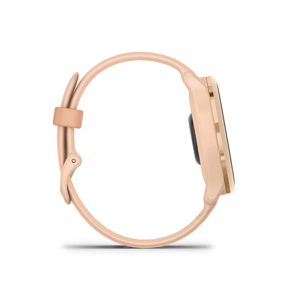 Garmin vivoactive 6 GPS Smartwatch (Metallic Pink) with Wireless Earbuds Bundle