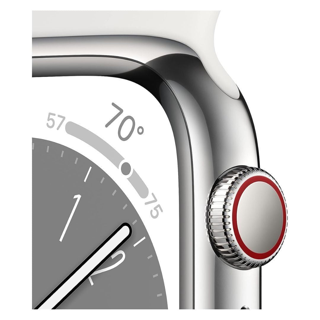 Apple Watch Series 8 (GPS + Cellular, 41mm) – Silver Aluminum Case (Used)