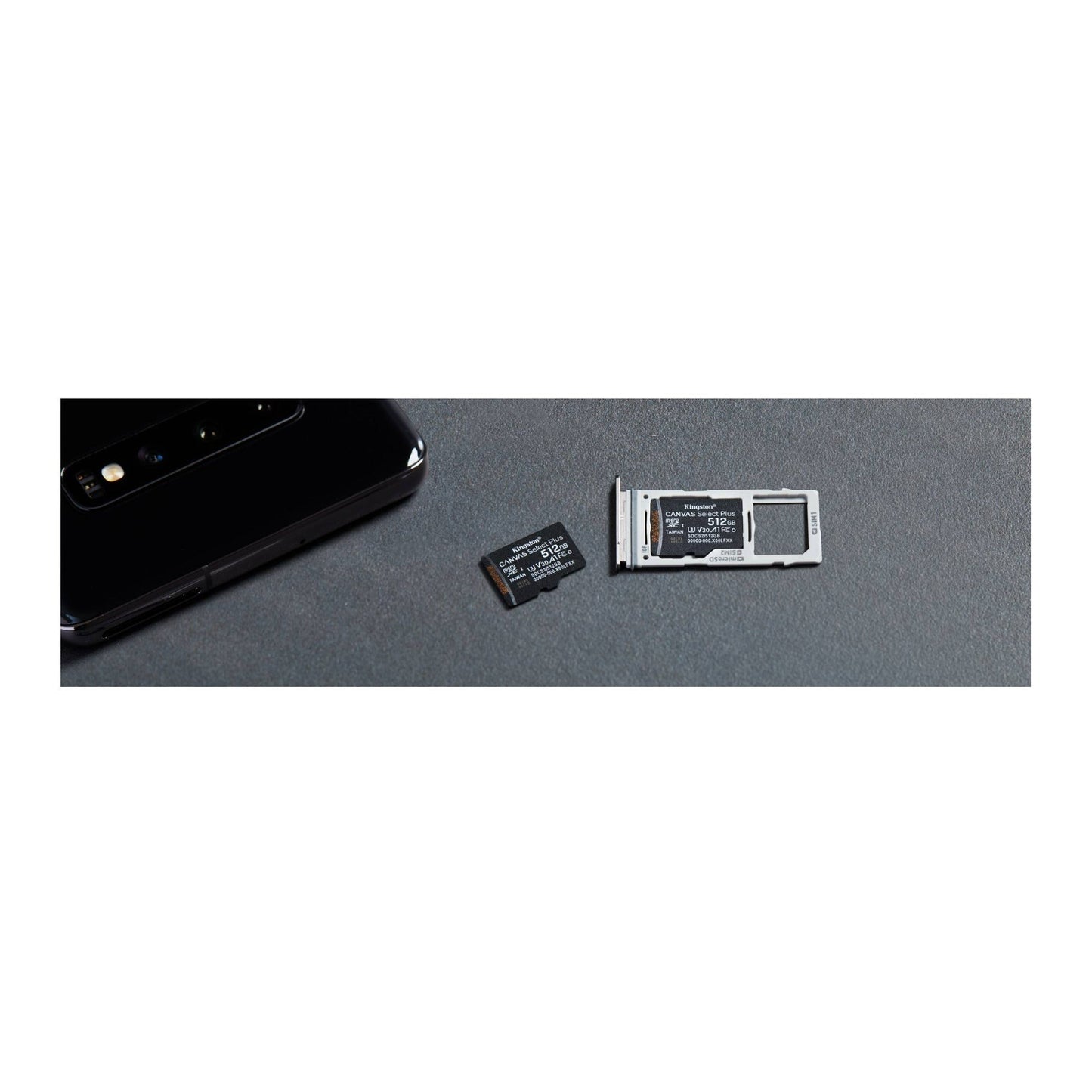 Kingston 512GB 100MB/s Read and 85MB/s Write Durable Canvas Select Plus UHS-I microSDXC Memory Card