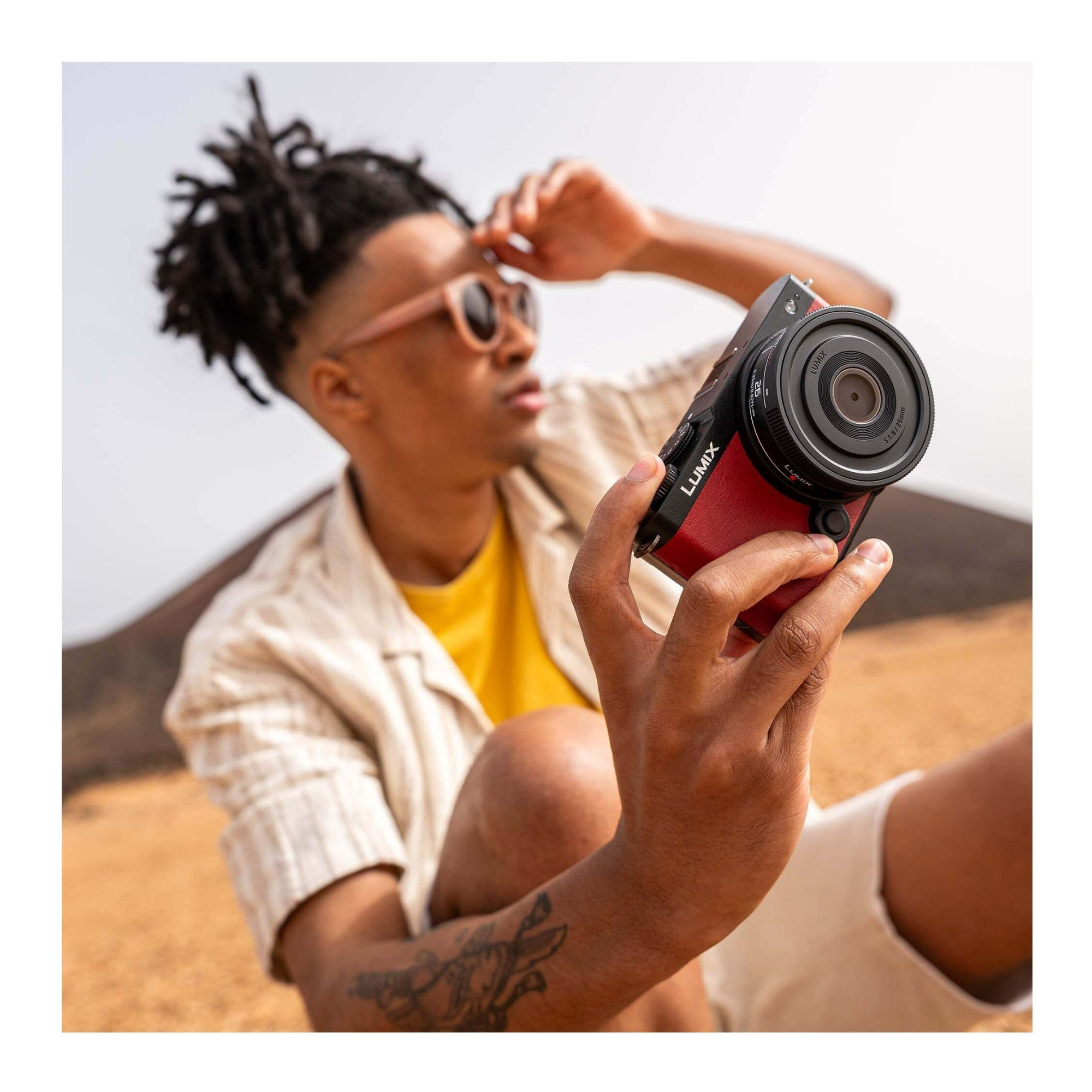 Panasonic Lumix S 26mm f/8 Lens, S-R26, Black (Certified Refurbished)