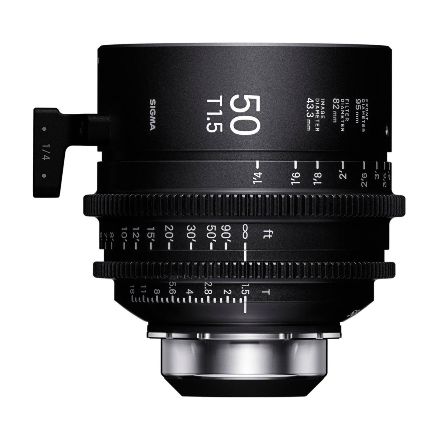 Sigma 50mm T1.5 FF Prime /i Technology-Compatible PL Mount Lens (Feet Markings)