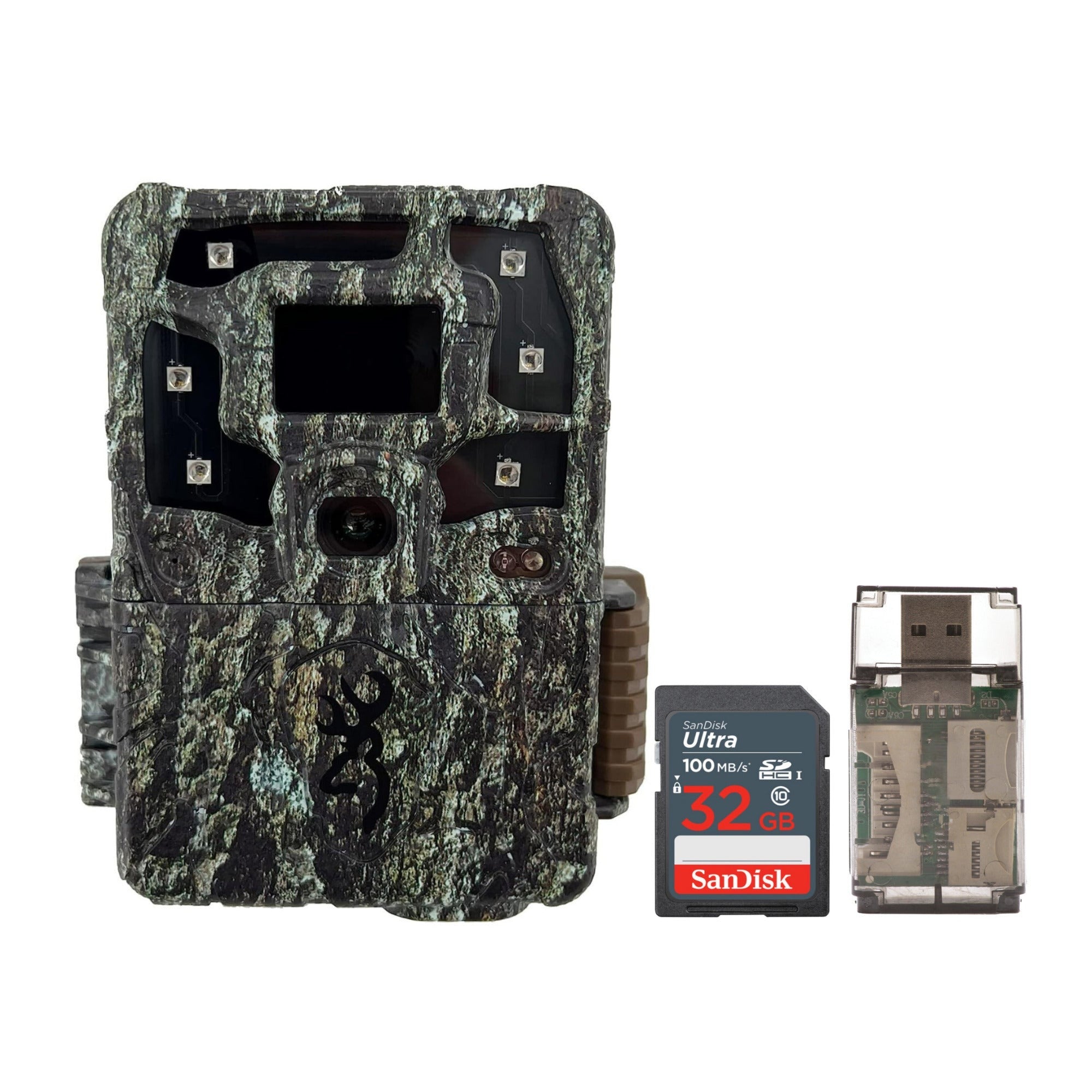 Browning Strike Force Pro X Full HS Trail Camera with 32GB SD Card Bundle