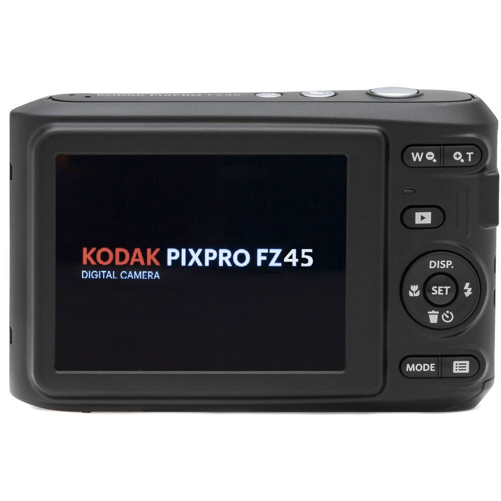 Kodak PIXPRO FZ45 Friendly Zoom Digital Camera (Black) Memory Card and Batteries