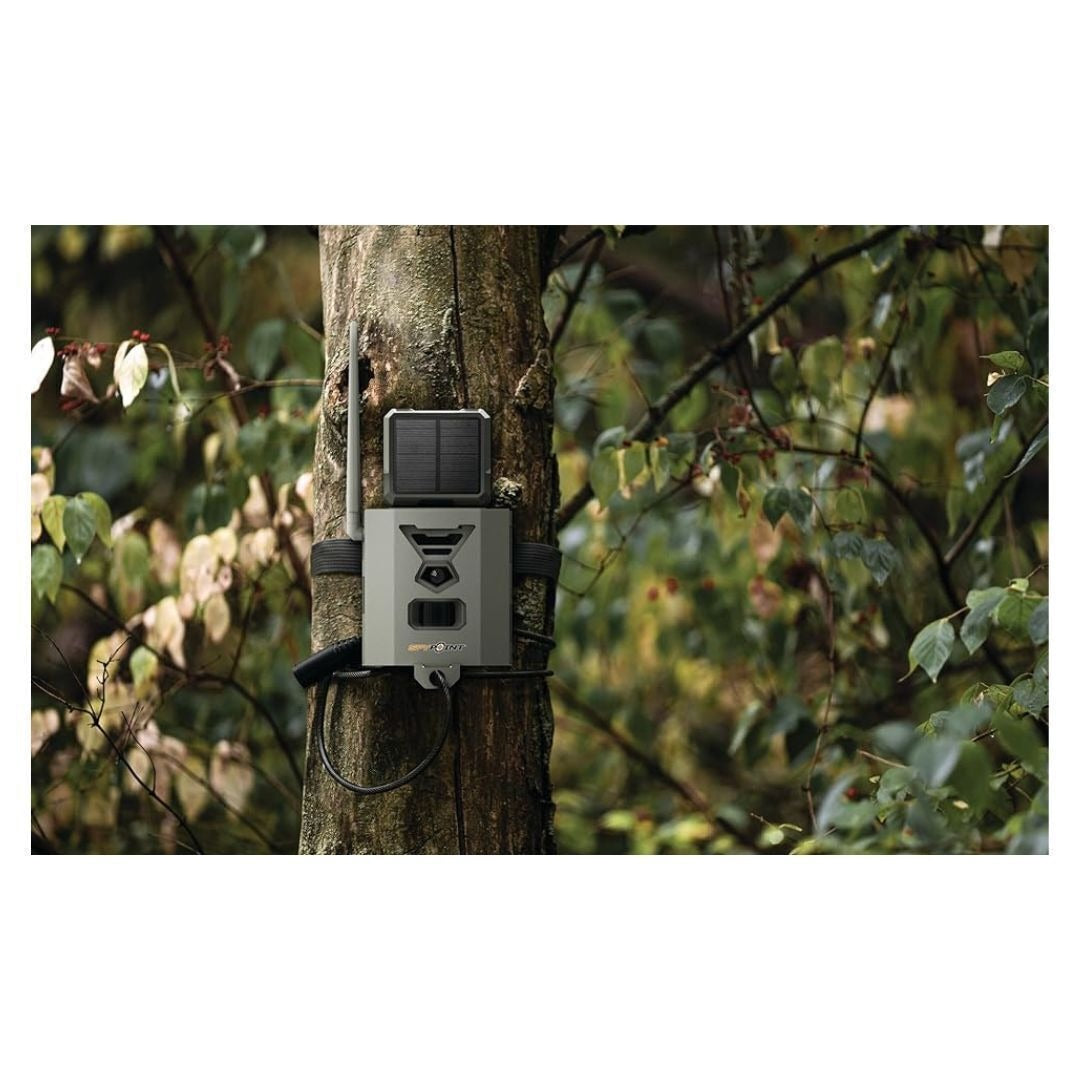 Spypoint Flex Dark Cellular Trail Camera (5 Pack) w/ Steel Case and Accessories