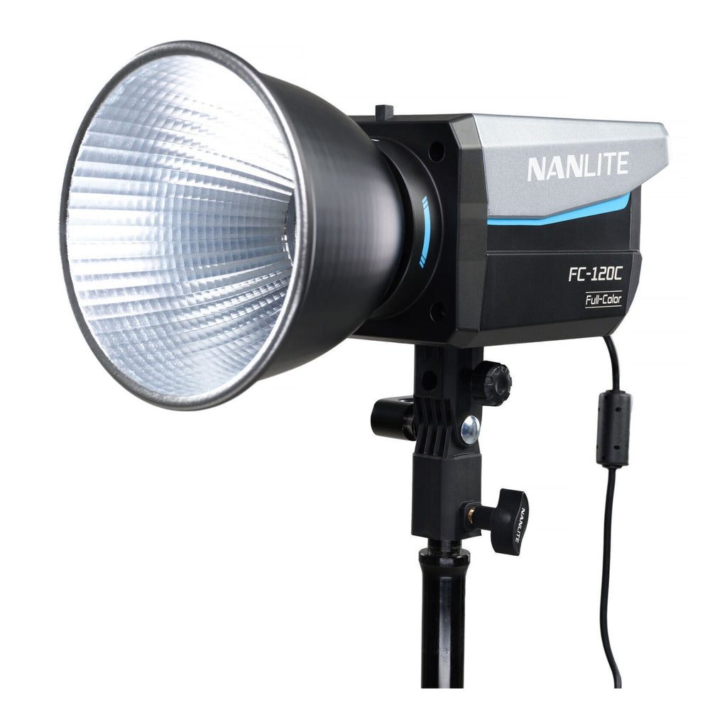 Nanlite FC120C RGB LED Spotlight with Rapid 60 FM Mount Softbox Bundle