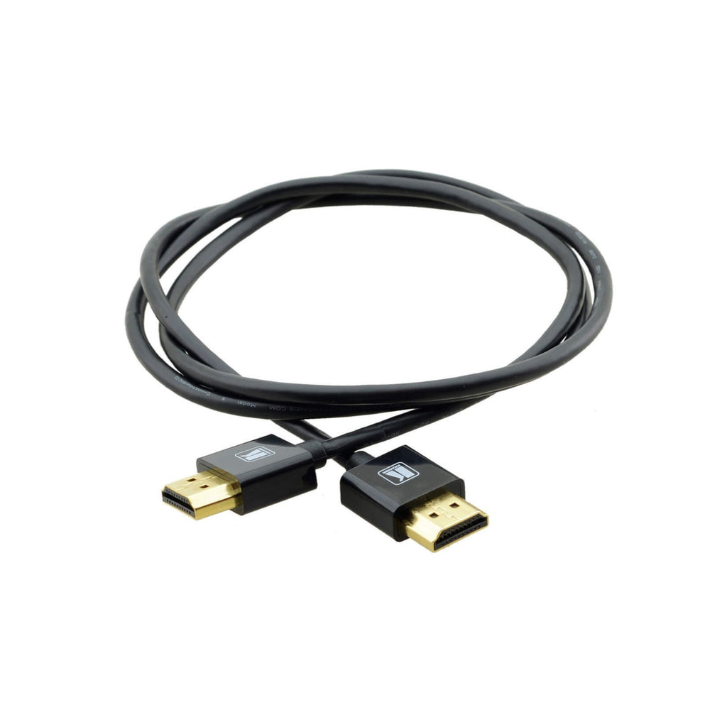 Kramer Ultra–Slim Flexible High–Speed HDMI Cable with Ethernet - 0.30m (1ft)