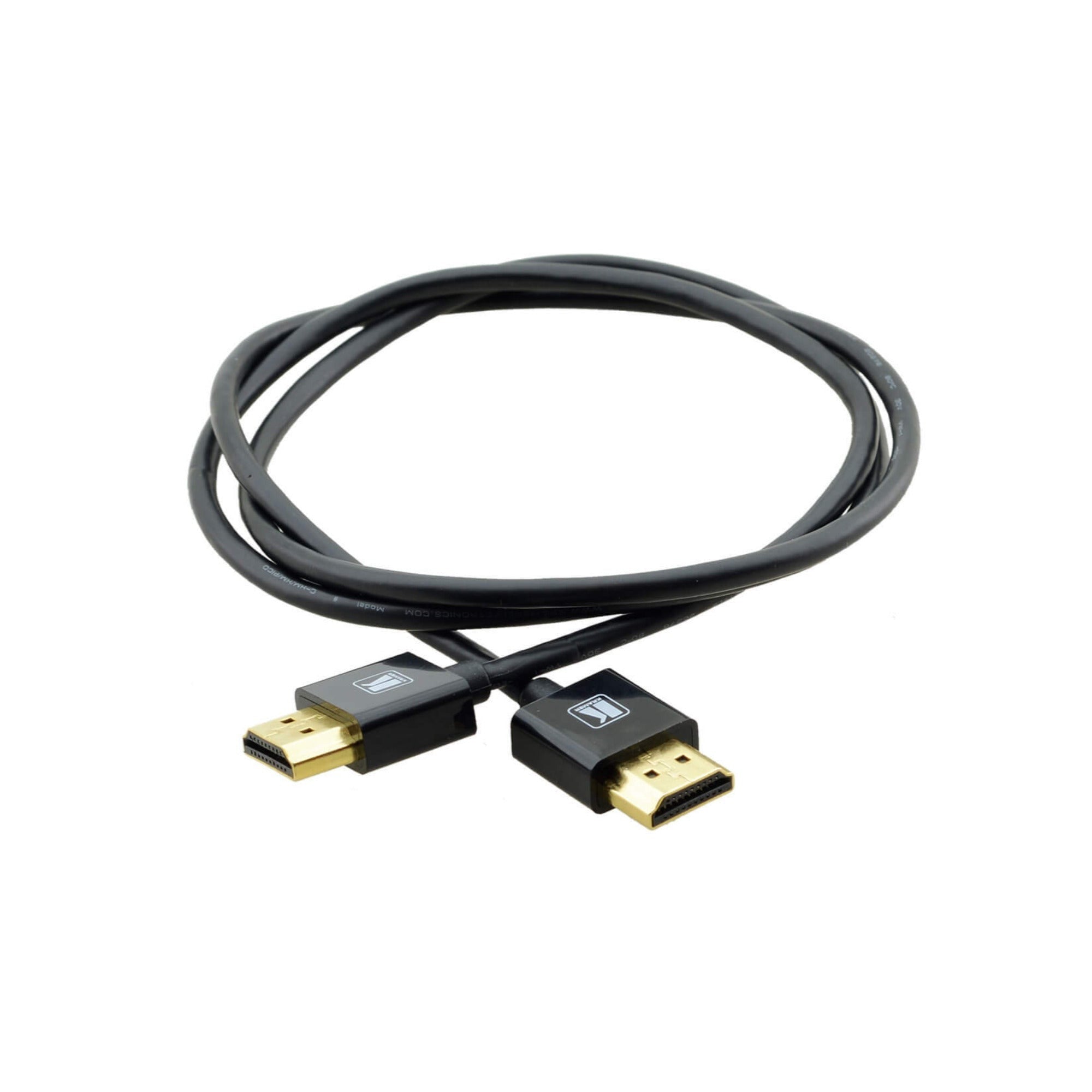 Kramer Ultra–Slim Flexible High–Speed HDMI Cable with Ethernet - 0.30m (1ft)